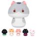 Mewaii 14'' Soft Cat Mushroom Stuffed Animal Plush Pillow Squishy Toy - Gray Gray Cat 14 Inch