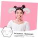 Gogogmee Sheep Horn Headband Head Band Halloween Decor Animal Headdress Halloween Hair Accessory Horn Hairband Funny Hairband Sheep Horn Hair Hoops Hair Decor Photo Prop Cotton White One Size White - Buy Online on SooperMarket.com