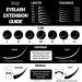 Ellipse Flat Individual Eyelash Extensions | 0.2mm D Curl | 7mm-14mm Mixed Tray | Semi-Permanent Classic Faux Mink | Salon Supplies - Buy Online on SooperMarket.com
