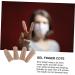 FOMIYES Silicone Gel Finger & Toe Sleeves Set - Toe Protector, Separator, Cushion, Bandage - Earth Tones (2 Pairs) - Buy Online on SooperMarket.com