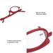 Jiawu Magnifying Makeup Glasses for Women - Flip Up Eye Makeup Tool (+3.00) | Essential Magnifying Glasses for Flawless Makeup Application - Buy Online on SooperMarket.com