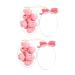 Alipis 2pcs Easter Eggs Hanging Easter Egg Ornament Easter Party Egg Decoration Easter Party Decorations Plastic Hamper Hanging Egg Decor Easter Party Hanging Decor Spot Props Foam Pink 8x5.7cm