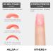 AILLSA Press On Nails - Short Glue On Fake Nails Set | 15 Sizes 37-Piece with Glue Grapefruit - Buy Online on SooperMarket.com