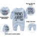 Culbutomind Baby Twins Bodysuit Set Friends Forever Unisex Romper with Hat | Multicoloured BFT 6-9 Months - Buy Online on SooperMarket.com