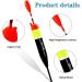 SEAOWL Fishing Slip Bobber Float Kit with Balsa Slip Corks and Bobber Stops - 10g (B.3/8oz) - 5pcs - Buy Online on SooperMarket.com