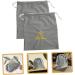 BELLIFFY 2pcs Hair Dryer Storage Bag Storage Bag for Hair Dryer Hair Dryer Bags Drawstring Pouch Blow Dryer Pouch Travel Hair Dryer Bag Drawstring Storage Bag Hair Blow Dryer Bag 30.00X25.00X0.50CM Grey - Buy Online on SooperMarket.com