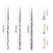 Peutpy 3-Piece Nail Art Liner Brush Set - Professional Acrylic & UV Gel Detailing Tools for Manicure & Nail Salon Accessories - Buy Online on SooperMarket.com
