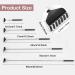 2 Pack Extendable Back Scratcher Portable Telescoping Back Scratcher Retractable Metal Backscratchers Back Massager Tool for Men Women Adults Kids Black - Buy Online on SooperMarket.com