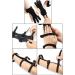 MARRTEUM 2 Pcs Archery Glove & Arm Guard Kit - Leather PU Bracer Three Finger Guard Set for Men, Women & Youth - Buy Online on SooperMarket.com