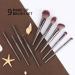 EVRCHGIEA Professional Makeup Brushes Set - Dark Grey 9pcs Brush Kit - Buy Online on SooperMarket.com
