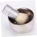 Beavorty 2 STK Impact Bowl Tools for Men | Stainless Steel Shaving Soap Container | Rabbit Ears Bubble Bowl for Home Shaving | 7.3x5cm Silver - Buy Online on SooperMarket.com