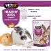 VETIQ Healthy Bites Small Animals Variety Pack 4x30g For Hamster Guinea Pig & Rabbit Treats Odour control Nutrition booster immune system care calming remedy dental care with no preservatives 30 g (Pack of 4) Variety Pack 4x30g - Buy Online on SooperMarket.com