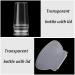 Clear Nail Art Stamper with Cap & Scraper | Silicone Jelly Stamp for DIY Nail Art | Perfect for French Smile Lines & Transparent Designs - Buy Online on SooperMarket.com