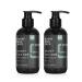 Every Man Jack Beard + Face Wash - Subtle Sea Salt Fragrance - Deep Cleans Conditions and Softens Your Beard and Skin Underneath - Naturally Derived with Coconut Oil Glycerin and Coconut - 6.7-ounce Twin Pack