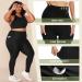Buy TNNZEET Plus Size Leggings for Women - High Waist with Pockets Large Sizes 3XL - Perfect for Sports & Gym Black - Buy Online on SooperMarket.com