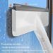 Squeegee For Window Cleaning with Spray and 3 Pads 2024 New Double Sided Spray Window Retractable Cleani Cleaner Spray Glass White 30cm panel - Buy Online on SooperMarket.com