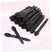Baluue 150 Pcs Women Eyeshadow Brush Eye Shadow Applicator Double-end Eyeshadow Brushes Face Sponge Black - Buy Online on SooperMarket.com