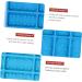 NUOBESTY Chocolate Candy Molds Chocolate Molds 2pcs Mold Silica Gel 3D Chocolate Candies Self Made Resin Molds Dominoes Resin Moulds Bluex2pcs 20.5X8.5X0.8CMx2pcs - Buy Online on SooperMarket.com