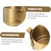 Zerodeko Metal Bowls 2pcs Sauce Milk Cup 304 Stainless Steel Sauce Plate Household Milk Warmer Pot 8.5X5.3X3.2CMx2pcs Goldenx2pcs - Buy Online on SooperMarket.com