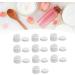 Yosoo 5g Round Clear Plastic Jars 10Pcs | Leak Proof & Portable Cream Containers | Refillable & Reusable Lotion Ointment Jars - Buy Online on SooperMarket.com