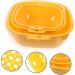 Alipis 1 Set Fruit Drain Basket Storage Shelf Plastic Laundry Baskets Kitchen Accessory Household Container 32X27CM Orange - Buy Online on SooperMarket.com