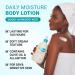 Derma B Daily Moisture Body Lotion 400ml - Non-Greasy Long-Lasting Moisturizer for Dry & Sensitive Skin - Infused with Olive Oil, Allantoin & Panthenol - Woody & Powdery Scented Kbeauty Skincare - Buy Online on SooperMarket.com
