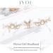 IYOU Flower Girl Headband Gold Crystal Headpiece Communion Wedding Hair Vines Bridal Hair Accessories for Girls - Buy Online on SooperMarket.com