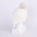 LANGZHEN Toddler Winter Hat Earflap Knit Cap Fleece Lined Beanie - White (6-12 Months) - Buy Online on SooperMarket.com