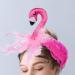 Harilla Pink Flamingo Headband Cute Animal Head Hoops Feathers Hair Accessories Headdress for Girls Women Beach Party Carnival Costume Cosplay Accessories - Buy Online on SooperMarket.com