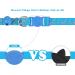 Tagme Cat Neck Band - Reflective 2-Pack with Name/Address Shield for Cats & Puppies | Sky Blue 18-28 cm - Buy Online on SooperMarket.com