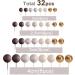 Astaron 32-Piece Tortendeko Balls Cake Topper | Mini-Balloons Rabbit Decor for Wedding Baby and Birthday Parties - Brown & Gold - Buy Online on SooperMarket.com