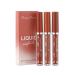 YUECI 3PCS Matte Liquid Lipstift-Make-Up Set Farbech Moisturizing Lipstick Lipstick Lipstift Lipstick Lipstick Matte Multi-Color Matt Lip Gloss Lipstick 1 ml (1 Pack) # 01