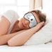 Buy Cute White Rabbit Soft Sleep Eye Mask | Breathable Eye Patch for Travel & Relaxation - Buy Online on SooperMarket.com