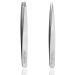 Tweezer Wishbeauty Pointed and Slant Pointed Eyebrow Tweezers for Women & Men - 2pc Precision Tweezers for Eyebrows Facial Hair & Ingrown Hair Removal - Stainless Steel