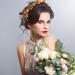 10 PCS Gold Metal Rhinestone Pearl Headbands - Wedding Bridal Hair Accessories - Buy Online on SooperMarket.com
