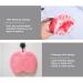 Silicone Shower Brush with Suction Cup | Exfoliating Body Scrubber for Shower | Long Bristles for Wet/Dry Brushing | Pink | 30x25cm - Buy Online on SooperMarket.com