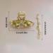 Butterfly Flower Hair Barrettes Vintage French Pearl Ginkgo Leaf Tassels Claws Floral Hair Clips Accessories for Women Girls (Style B) - Buy Online on SooperMarket.com