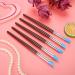 5pcs Dental Silicone Pen Set - Wooden Handle Blue Head Modeling Tools for Tooth & Manicure - International Shipping Available - Buy Online on SooperMarket.com