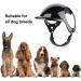 Dog Helmet Pet Motorcycle Helmet Dog Motorcycle Hard Safety Hat with Ear Holes & Adjustable Strap for Cats Small Medium Dogs - Buy Online on SooperMarket.com