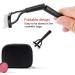 Dekaim Eyelash Comb Beauty Makeup Lash Separator Foldable Metal Eyelash Brush Comb Mascara Curl Tool - Buy Online on SooperMarket.com