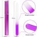 SWKJ 4 PCS Set Glass Nail Files Professional Gradient Color Crystal Nail Files with Cases Double Sided Nail Files Fingernail/Toenail Caring Tools for Home and Salon Use - Buy Online on SooperMarket.com