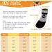 BINGPET Dog Socks - Outdoor Anti Slip Paw Protector for Hardwood Floors, Waterproof with Reflective Straps, Traction Control - Grey, Large - Buy Online on SooperMarket.com