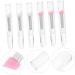 Baluue Perm Mascara Brush Lip Balm Applicator Cream Eyeshadow Brush Small Eyeshadow Brush Eye Cream Plastic - Buy Online on SooperMarket.com
