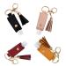 Puerhuaci travel bottles Set Travel Bottles 4 pieces plastic bottle Perfume bottle 30ml vials for cosmetics Transparent Portable squeezing bottle with keychain bottles transparent