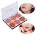 6 Colors Rouge Palette - Long-lasting Waterproof Blush for All Occasions | Multi-functional Face Make-Up | No Irritation Blush 1 Piece - Buy Online on SooperMarket.com