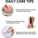 Foot File Foot Scrubber Dead Skin Remover Foot Callus Remover with Wooden Handle for Removes Hard Dead Skin Dry Calluses Rough and Cracked Corn Feet (Black) - Buy Online on SooperMarket.com
