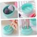 Mikinona Makeup Brush Cleaner Bowl Cleaner Bowl for Makeup Tools Brush Cleaning Pad Makeup Brush Storage Stand Silicone Cleaning Bowl Foldable Brush Make up Powder Puff Silica Gel - Buy Online on SooperMarket.com