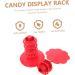 Zerodeko Candy Display Stand Decorative Frame Red Detachable - Buy Online on SooperMarket.com
