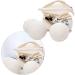 Wool Laundry Balls - Reusable Fabric Softener for Quick Drying Baby Clothing - Eco-Friendly & Sustainable Care - Buy Online on SooperMarket.com