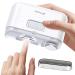 Electric Nail Clipper Nail Trimmer Nail Polisher 2 in-1 Automatic Nail Clipper 2 Speed Fingernail Clippers Nail File with Light Women Manicure Set Nail Clippers for Baby Kids Seniors Weak Hands 0308nc02